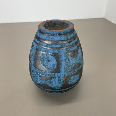 Fat Lava Ceramic Ankara Vase attributed to Heinz Siery Carstens Tönnieshof, Germany, 1960s-QZ-1814998