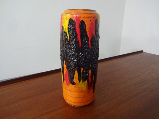 Fat Lava Ceramic No. 532-28 Vase from Scheurich, 1970s-RDW-623088