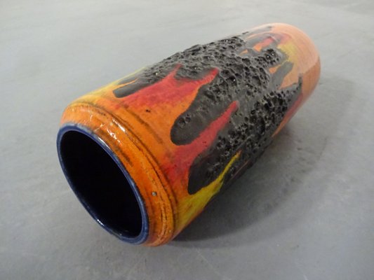 Fat Lava Ceramic No. 532-28 Vase from Scheurich, 1970s-RDW-623088