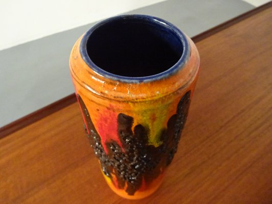 Fat Lava Ceramic No. 532-28 Vase from Scheurich, 1970s-RDW-623088