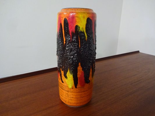 Fat Lava Ceramic No. 532-28 Vase from Scheurich, 1970s-RDW-623088