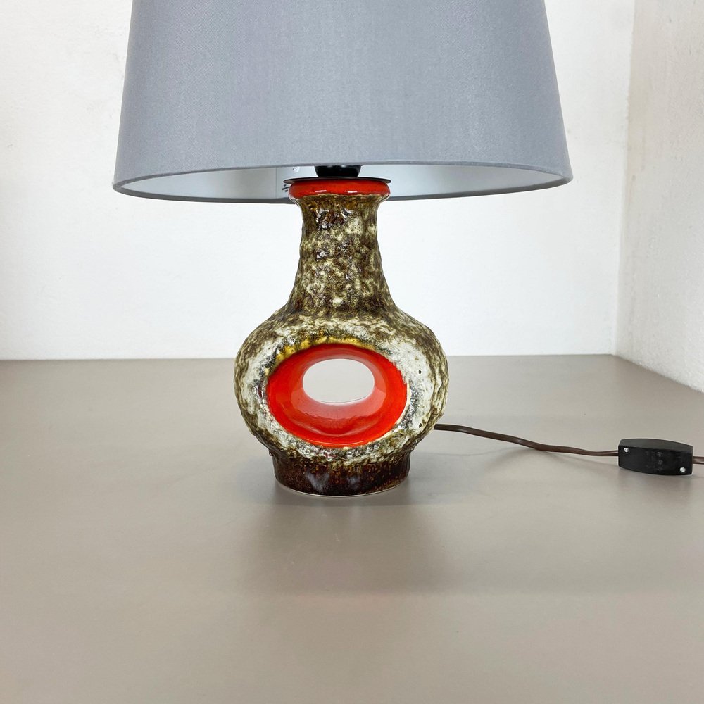 Fat Lava Ceramic Pottery Table Light by Dümler and Breiden, Germany, 1960s-QZ-1452170