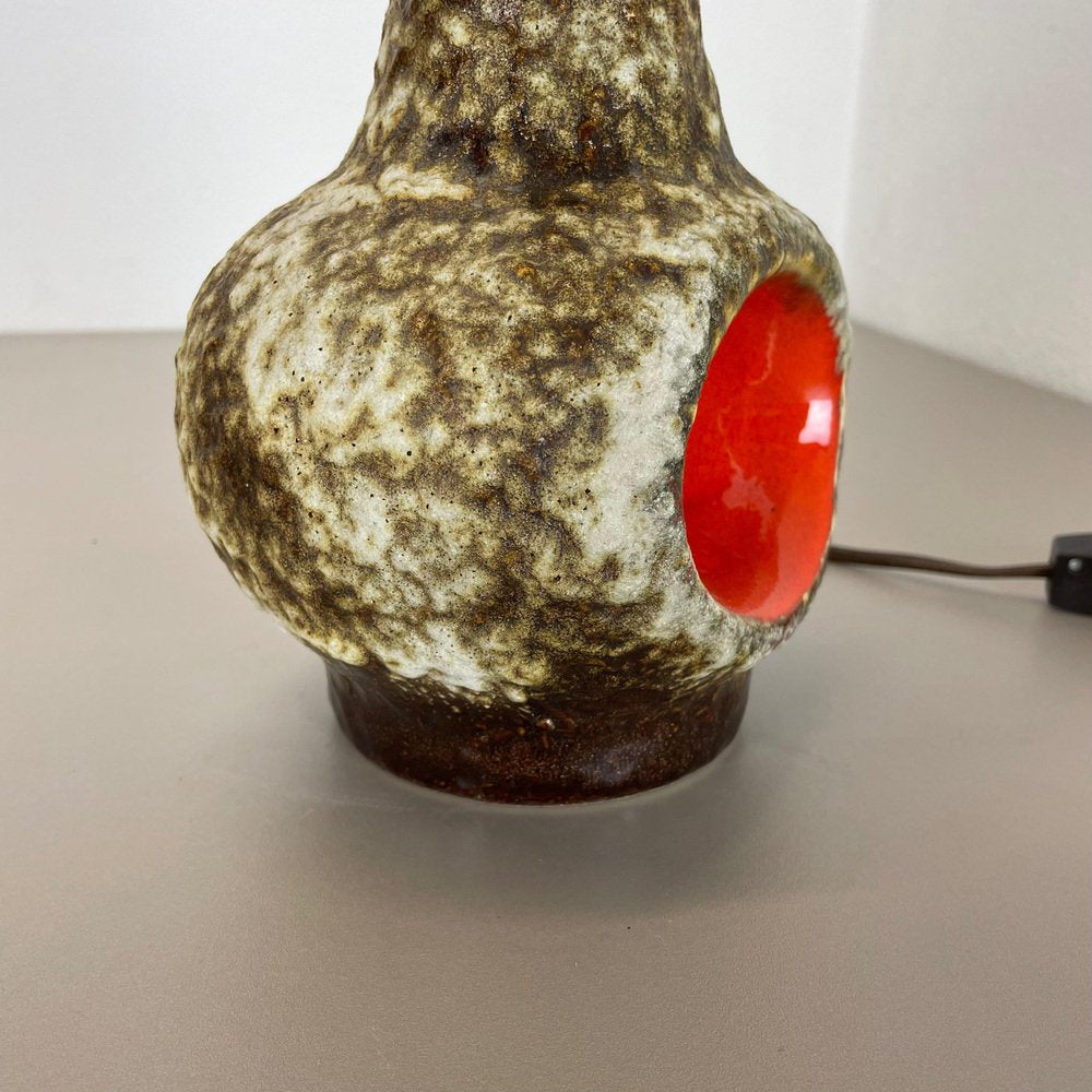 Fat Lava Ceramic Pottery Table Light by Dümler and Breiden, Germany, 1960s-QZ-1452170