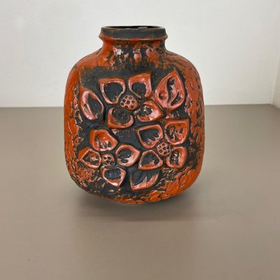 Fat Lava Ceramic Pottery Vase by Heinz Siery for Carstens Tönnieshof, Germany, 1970s-QZ-1298044