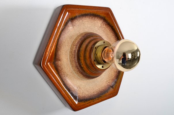 Fat Lava Ceramic Sconce from Hustadt Leuchten, 1970s-IV-743708