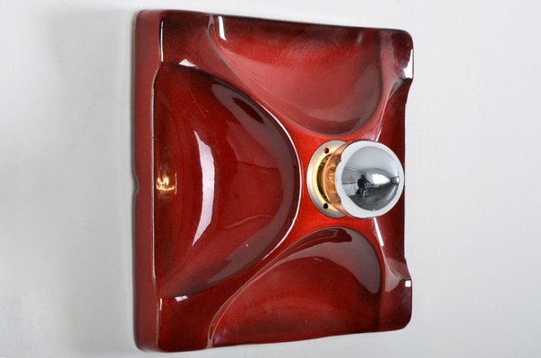 Fat Lava Ceramic Sconce from Hustadt Leuchten, 1970s-IV-743705