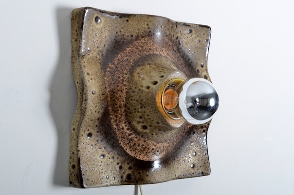 Fat Lava Ceramic Sconce from Hustadt Leuchten, 1970s-IV-743724