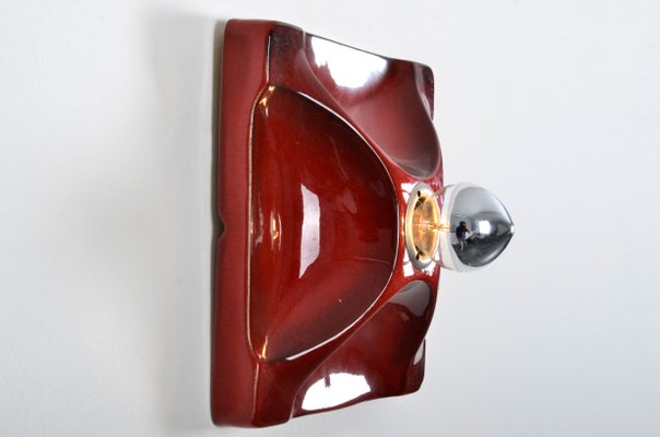 Fat Lava Ceramic Sconce from Hustadt Leuchten, 1970s-IV-743705