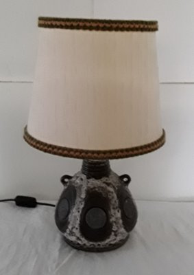 Fat Lava Ceramic Table Lamp, 1970s-HOI-833762