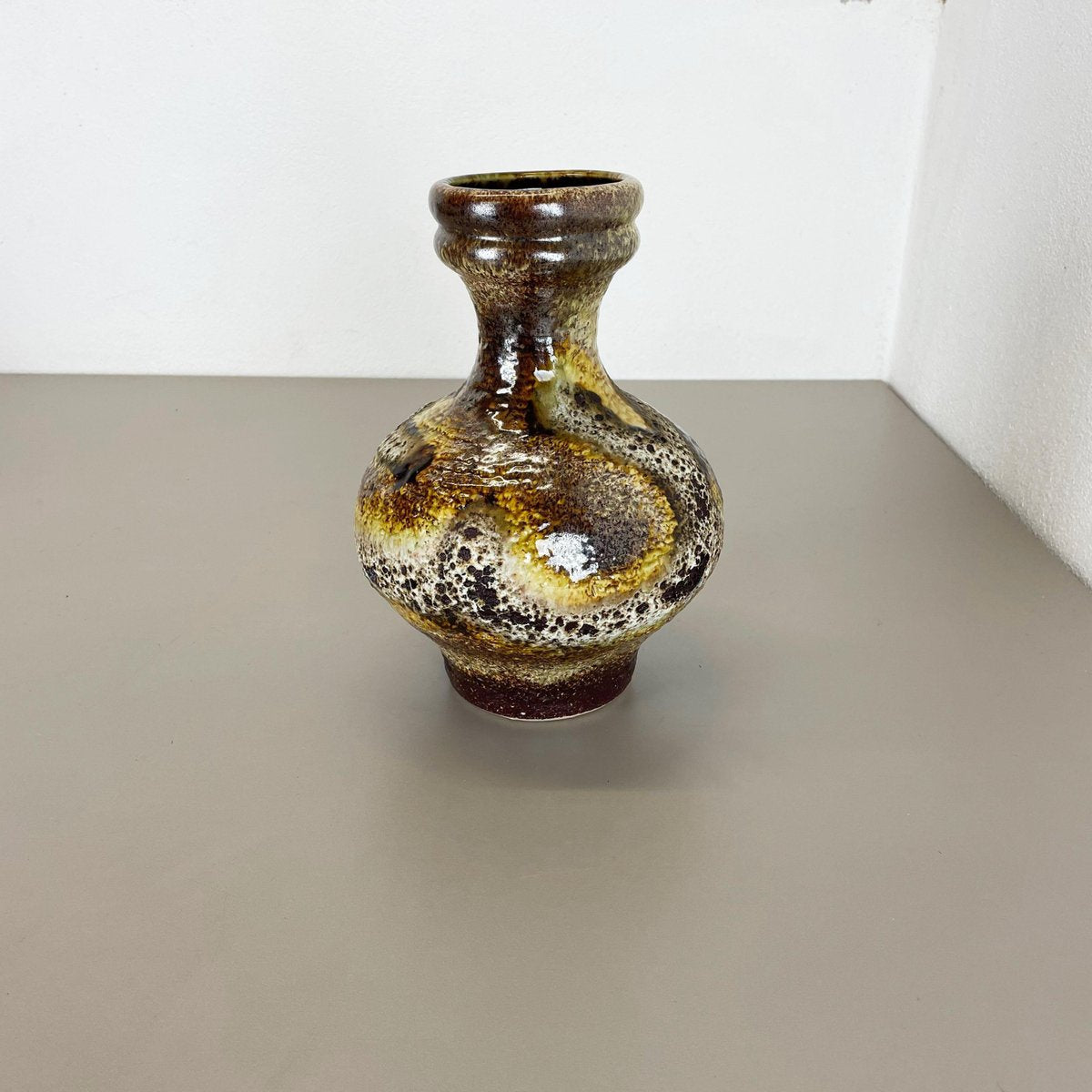 Fat Lava Ceramic Vase by Dümler and Breiden, Germany, 1970s