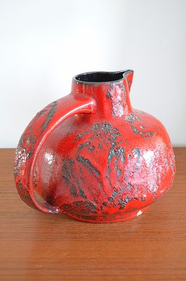 Fat Lava Ceramic Vase from Gräflich Ortenburg, 1960s-OV-1193937