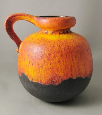 Fat Lava German Jug with Colored and Glazed Ceramic Handle, 1968-QRS-1719142