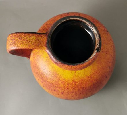 Fat Lava German Jug with Colored and Glazed Ceramic Handle, 1968-QRS-1719142