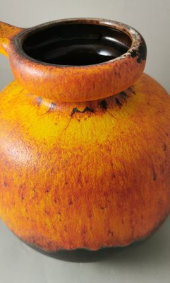 Fat Lava German Jug with Colored and Glazed Ceramic Handle, 1968-QRS-1719142