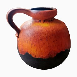 Fat Lava German Jug with Colored and Glazed Ceramic Handle, 1968-QRS-1719142