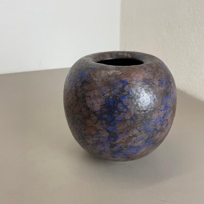 Fat Lava Multi-Color Pottery 802-2 Ball Vase attributed to Ruscha, 1970s-QZ-1735705