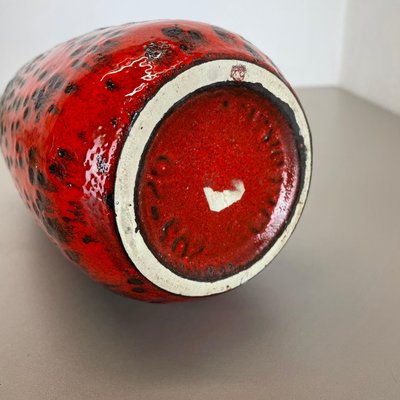 Fat Lava Multi-Color Vase from Scheurich, Germany, 1970s-QZ-1437212