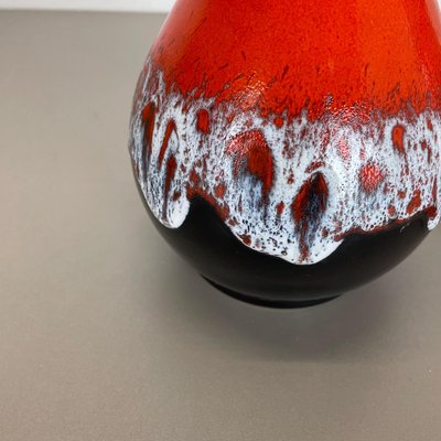 Fat Lava Op Art Pottery Vase from Jasba Ceramics, Germany, Set of 2-QZ-1308839