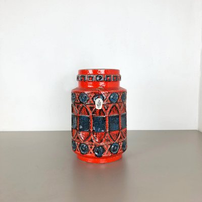 Fat Lava Pottery 92 35 Vase by Bay Ceramics, Germany, 1960s-QZ-1147723