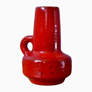 Fat Lava Scandinavian Pitcher Vase in Red Color from Kreutz Keramik-AIU-2018464