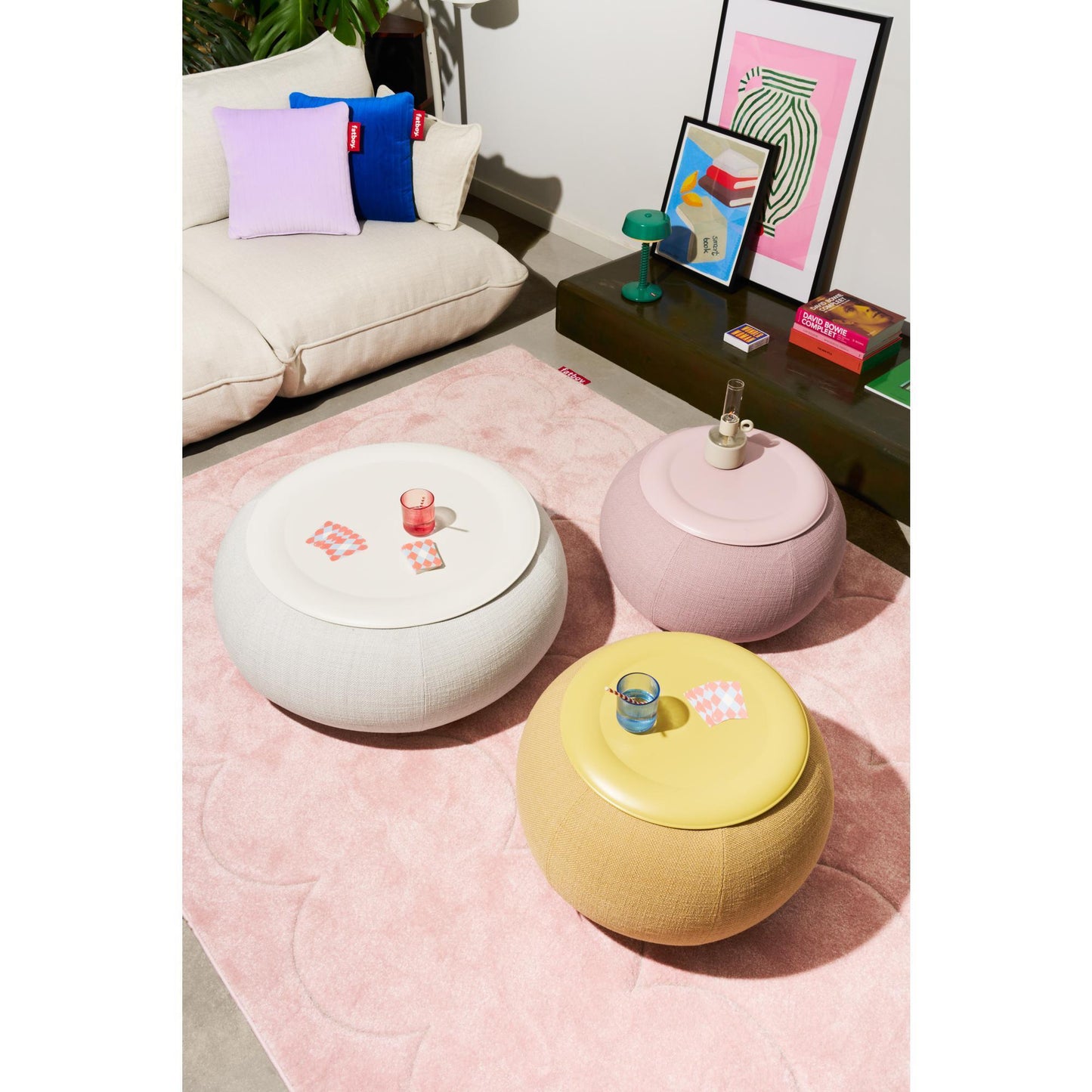 Fatboy Hotspot Cushion Line Quadro Velvet Lilac