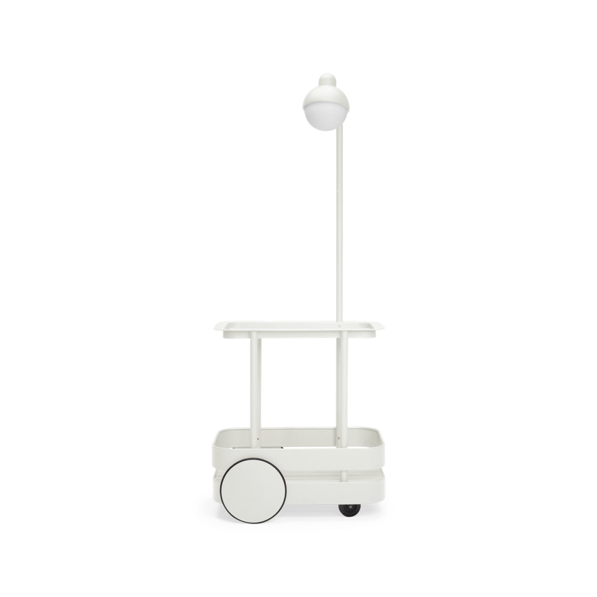 Jolly Trolley Trolley With Lamp by Fatboy #White