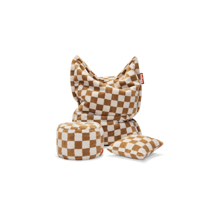 Fatboy Original Slim Teddy Bean Bag Chess Almond Cream