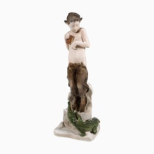 Faun with Crocodile Figurine in Porcelain from Rosenthal, Germany, 1924-EMT-1704065