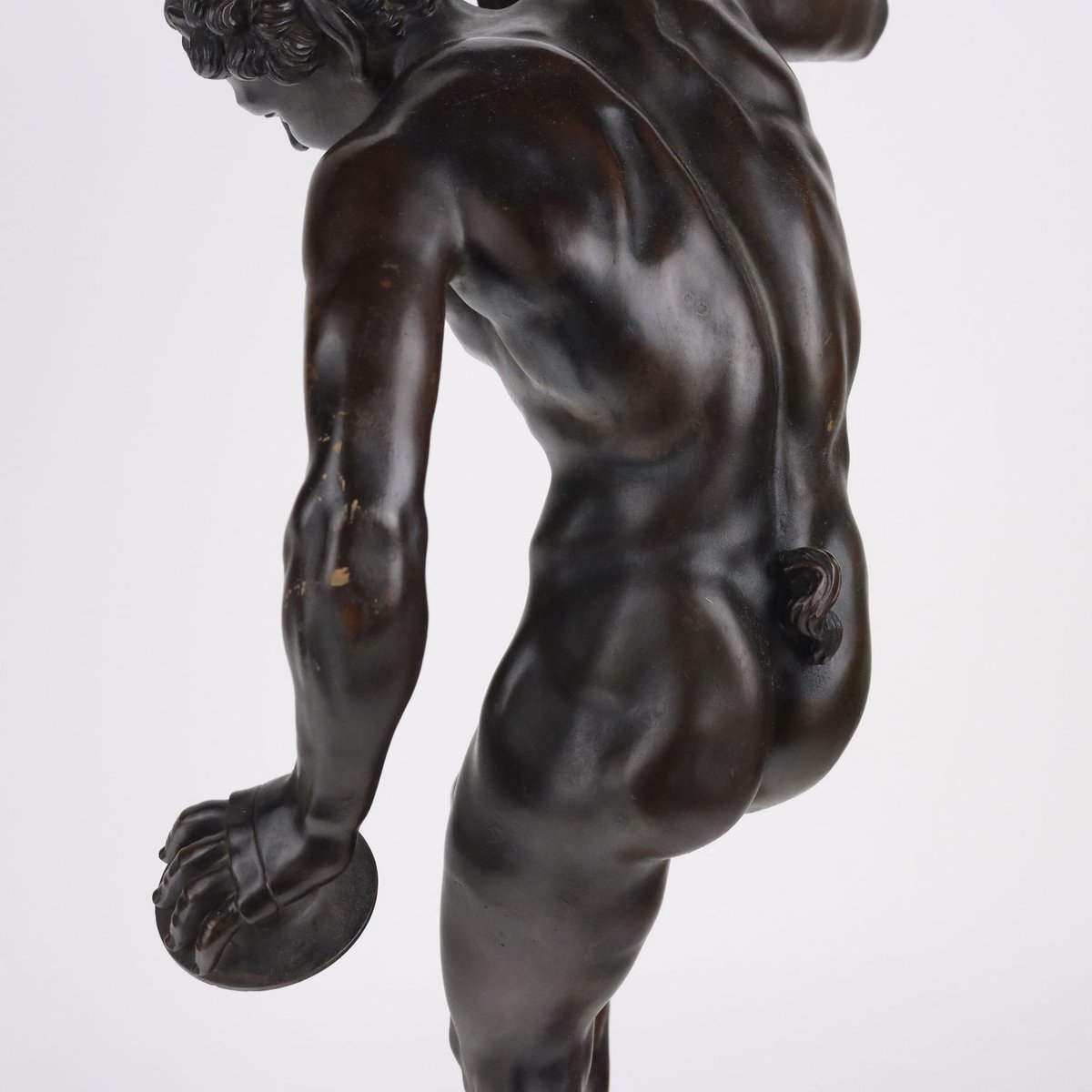 Faun with Cymbals, Bronze on Marble Base, 1890s