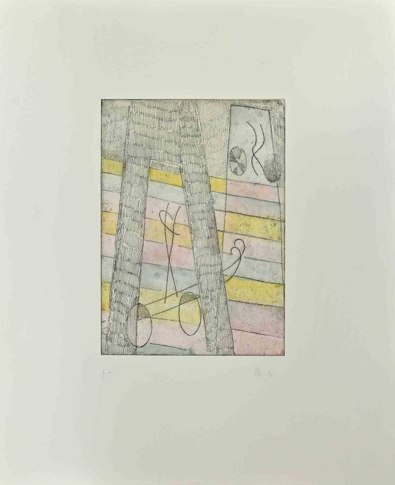 Fausto Melotti, Untitled, Etching, 1970s