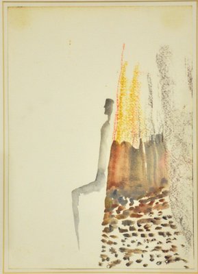 Fausto Melotti, Untitled, Watercolor, 1977-ZCI-808294