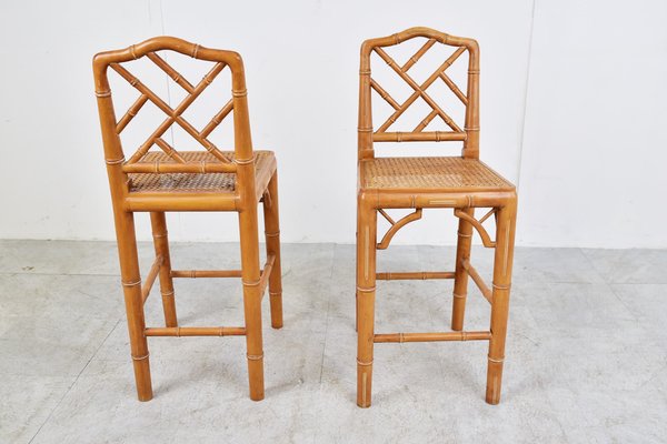 Faux Bamboo Children Chairs, 1960s, Set of 2-IRH-1451983