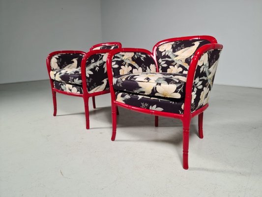 Faux Bamboo Club Chairs, France, 1960s, Set of 2-UJI-1259902