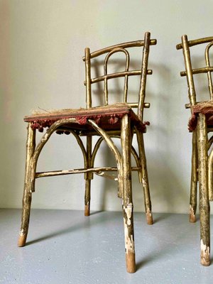 Faux Bamboo Parlor Chairs from Thonet, Set of 2-DKC-941293