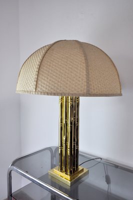 Faux Bamboo Regency Brass Lamp, France, 1970-EJE-1028489