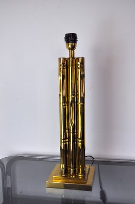 Faux Bamboo Regency Brass Lamp, France, 1970-EJE-1028489