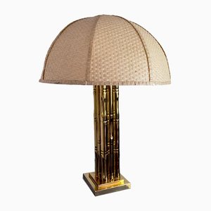 Faux Bamboo Regency Brass Lamp, France, 1970-EJE-1028489