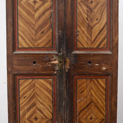 Faux Wooden Door with Lacquered Front and Backwards-RAQ-1768061