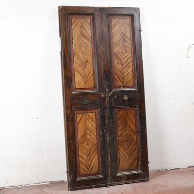 Faux Wooden Door with Lacquered Front and Backwards-RAQ-1768061