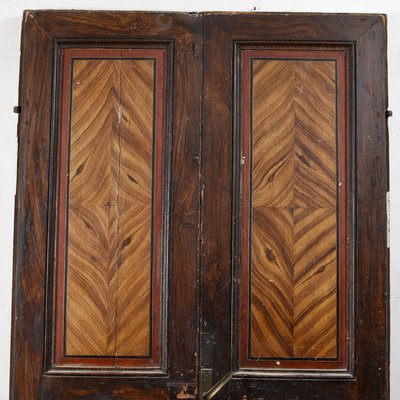 Faux Wooden Door with Lacquered Front and Backwards-RAQ-1768061