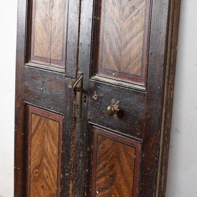 Faux Wooden Door with Lacquered Front and Backwards-RAQ-1768061