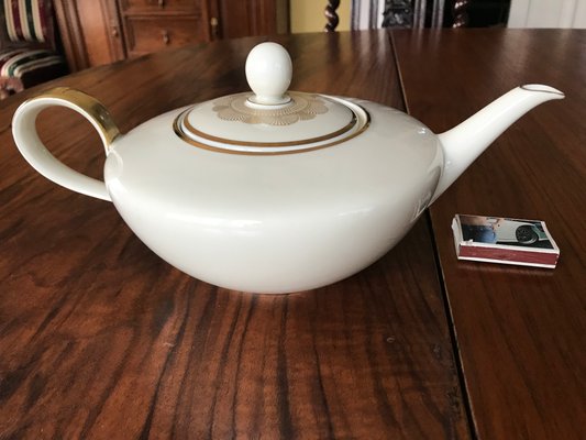 Favorit Tea Kettle from Hutschenreuther, Bavaria, Germany, 1940s-WQQ-1325150