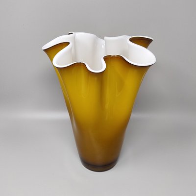 Fazzoletto Vase in Murano Glass by Ca Dei Vetrai, Italy, 1960s-QGR-1812600