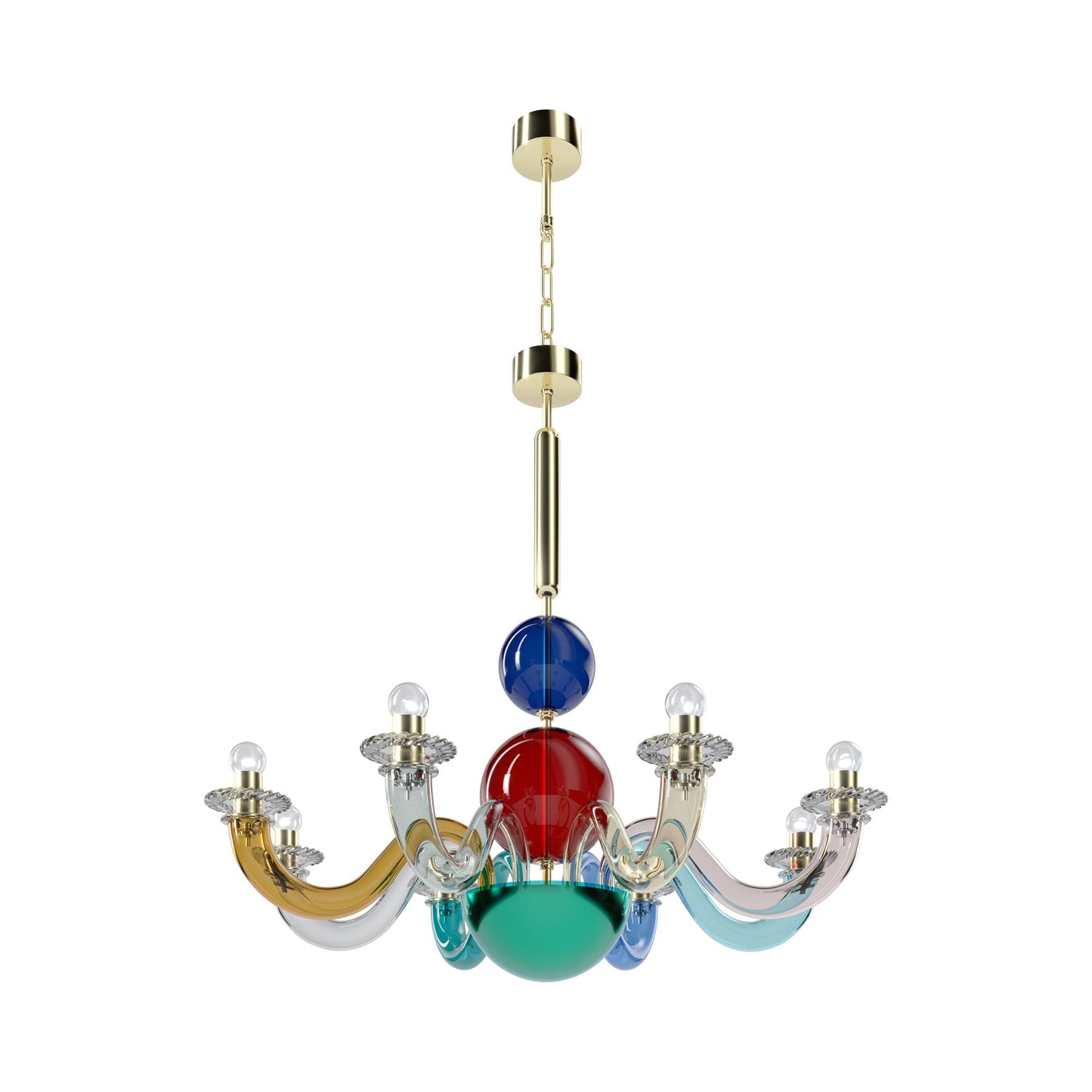 GIO PONTI 99.80 - Handmade blown glass chandelier