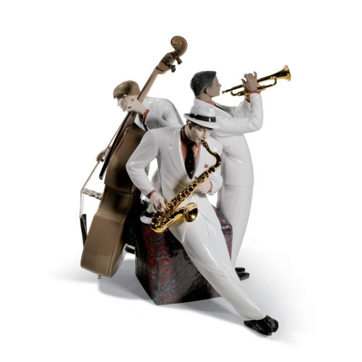 Jazz Trio Figurine by Lladró