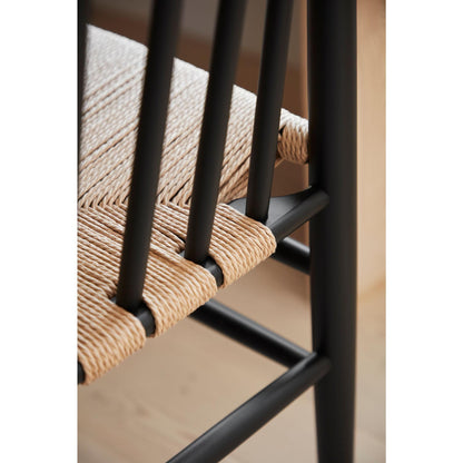 FDB Furniture J80 Dining Chair Black/Natural