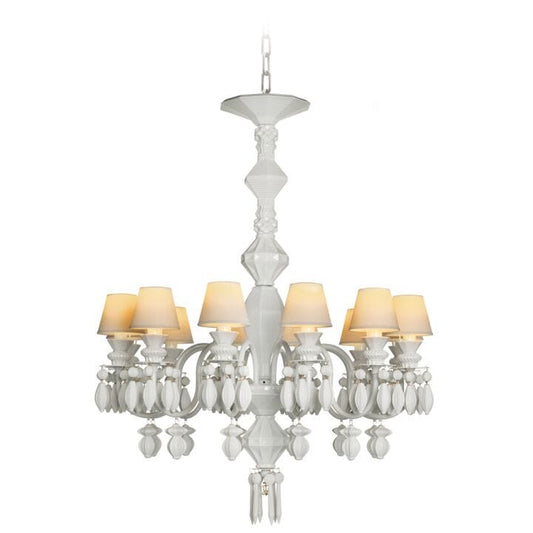 Belle de Nuit 12 Lights Chandelier by Lladró #White (CE/UK/CCC)