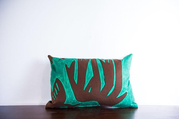 Feather Throw Pillow, 1960s-OA-774195