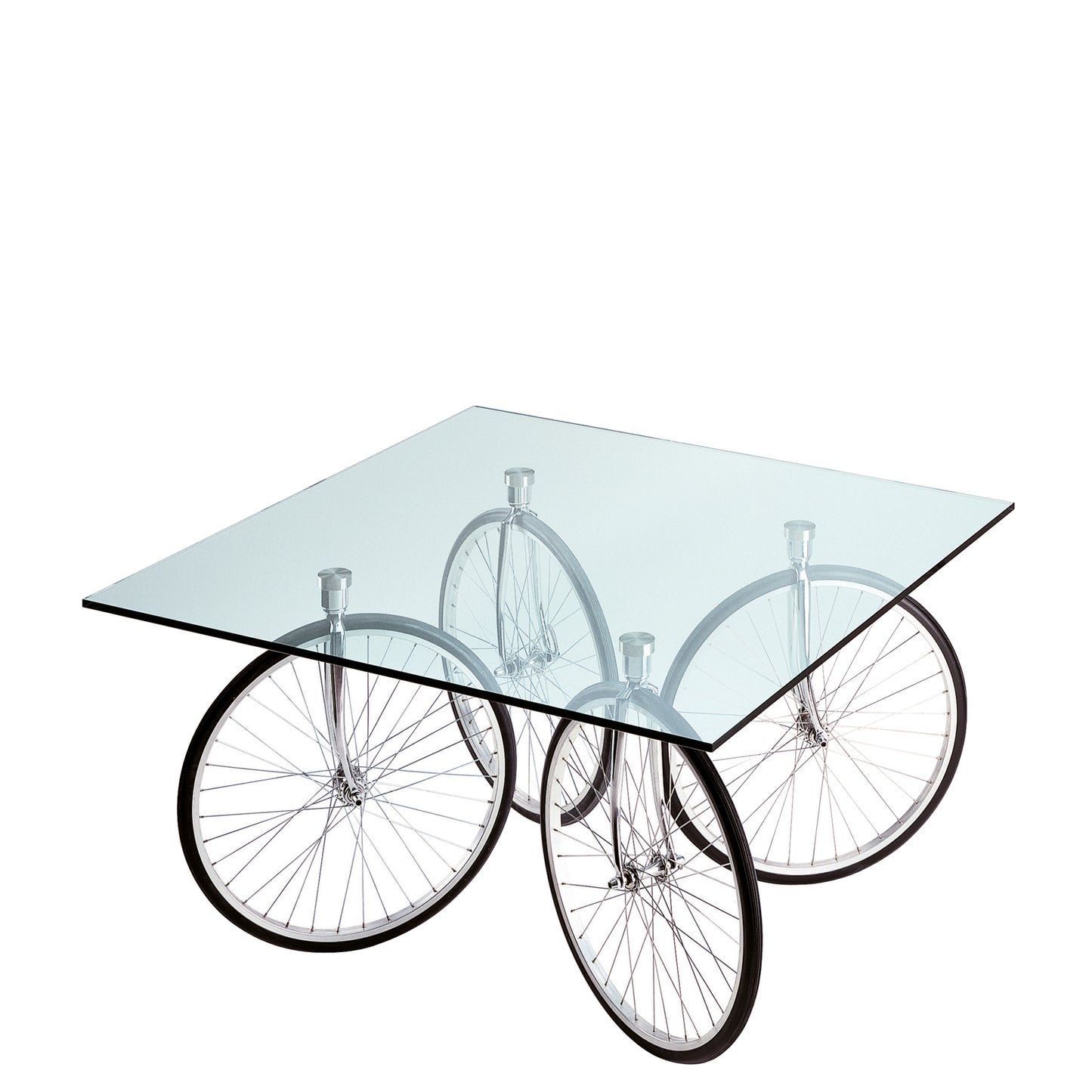TOUR - Square float glass table