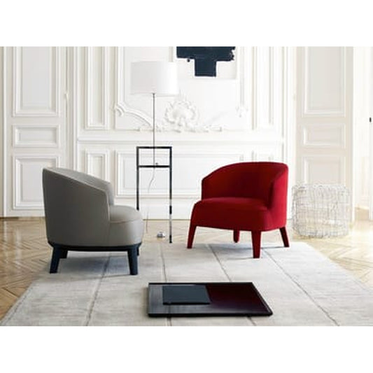 FEBO - Upholstered fabric armchair with armrests